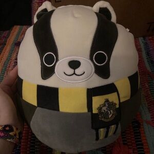 Badger Plush with Scarf